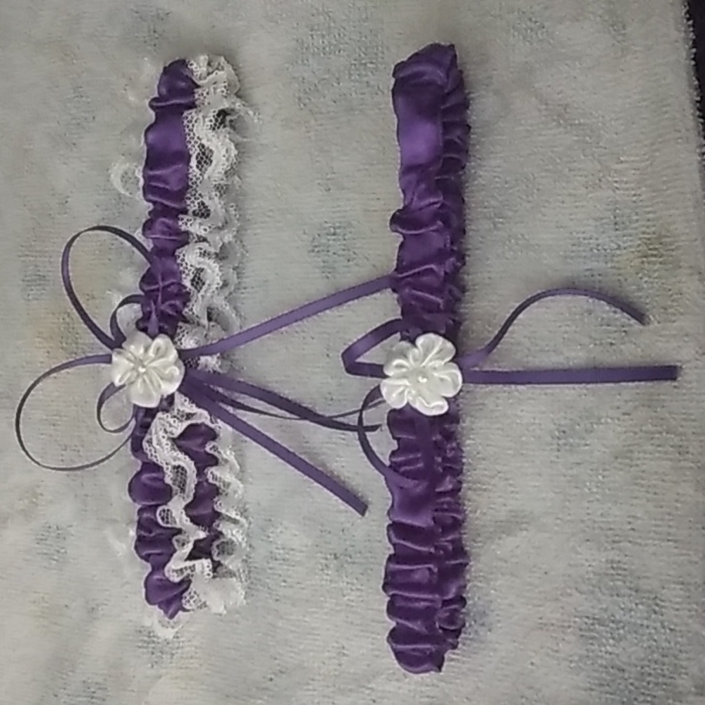 Rimobul two piece purple garters